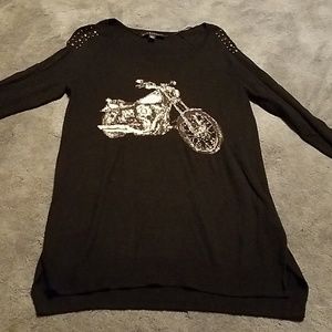 Rock & Republic motorcycle sweater